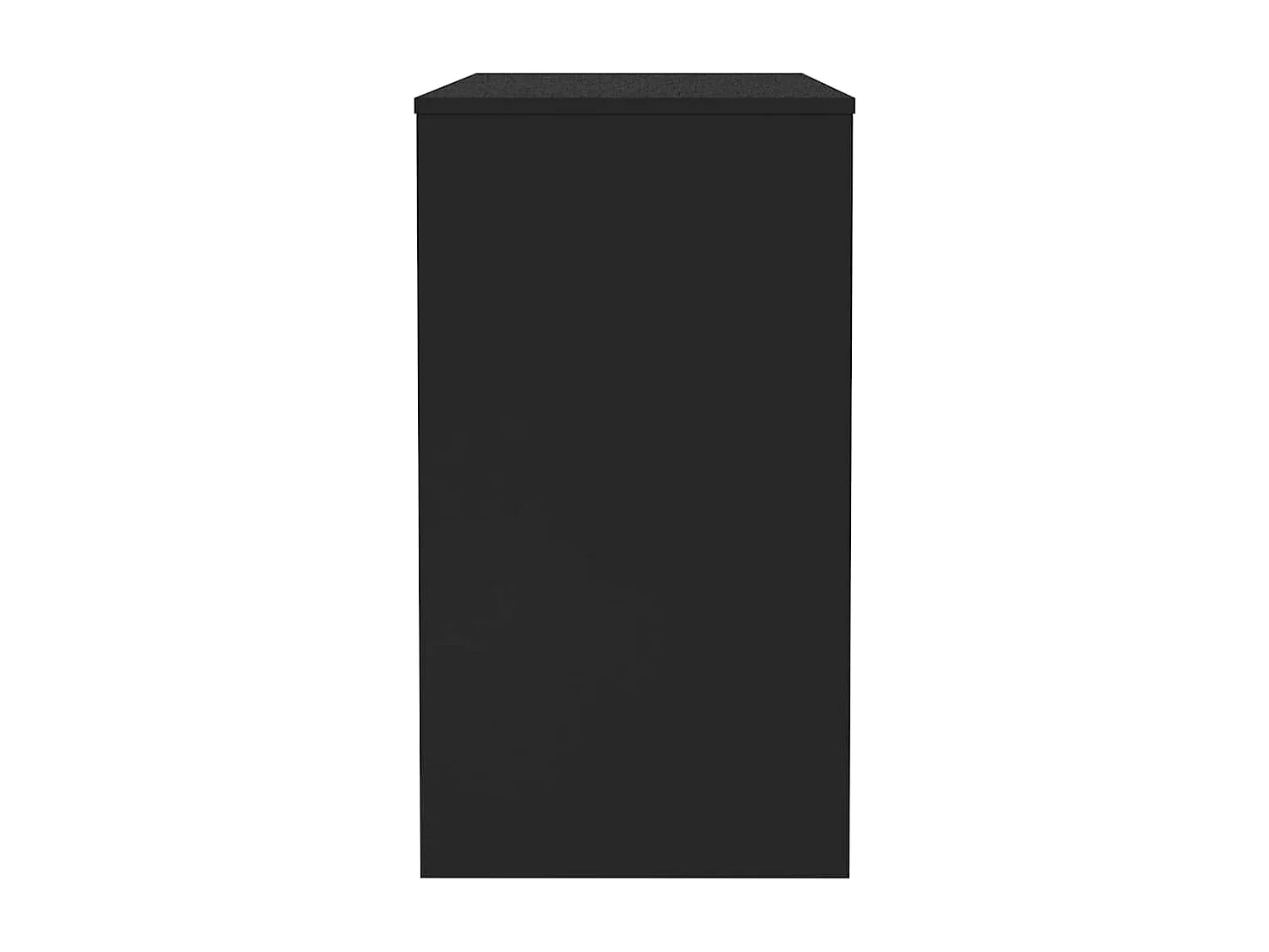 Bureau Noir 90x40x72 cm Bois d'ingénierie