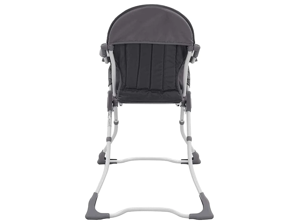 Chaise haute pour bébé Gris et blanc