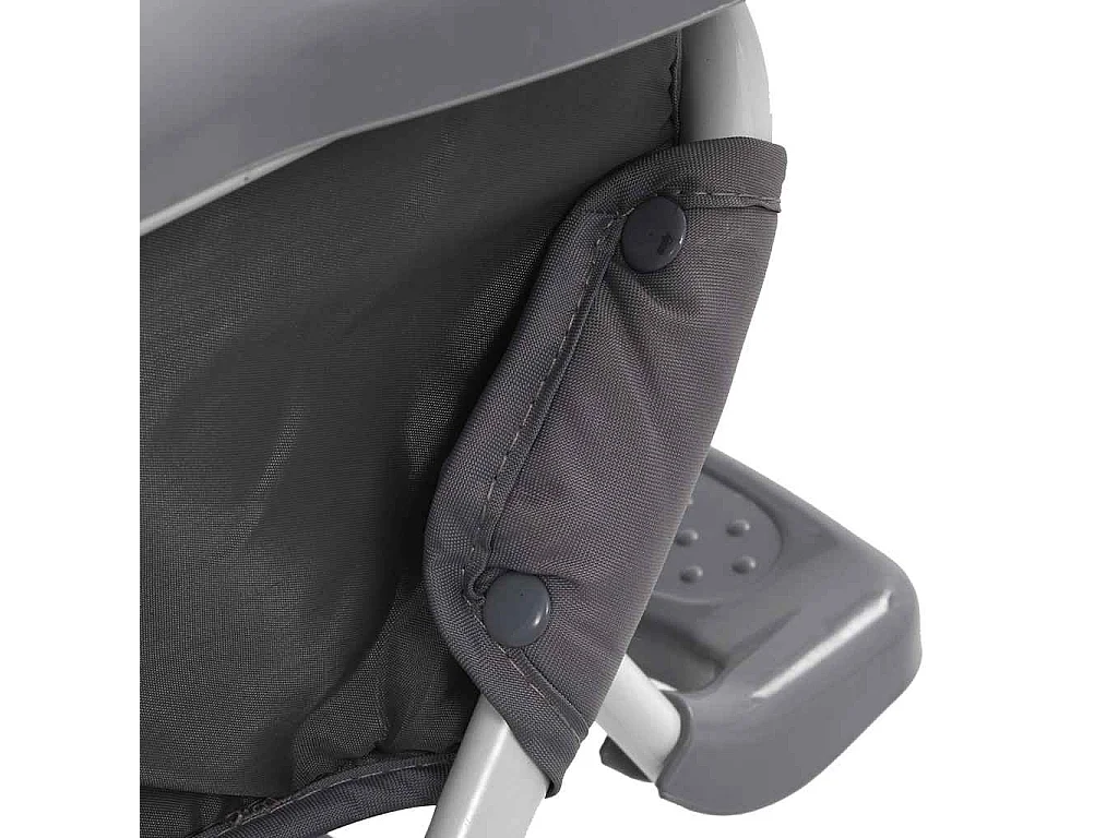 Chaise haute pour bébé Gris et blanc
