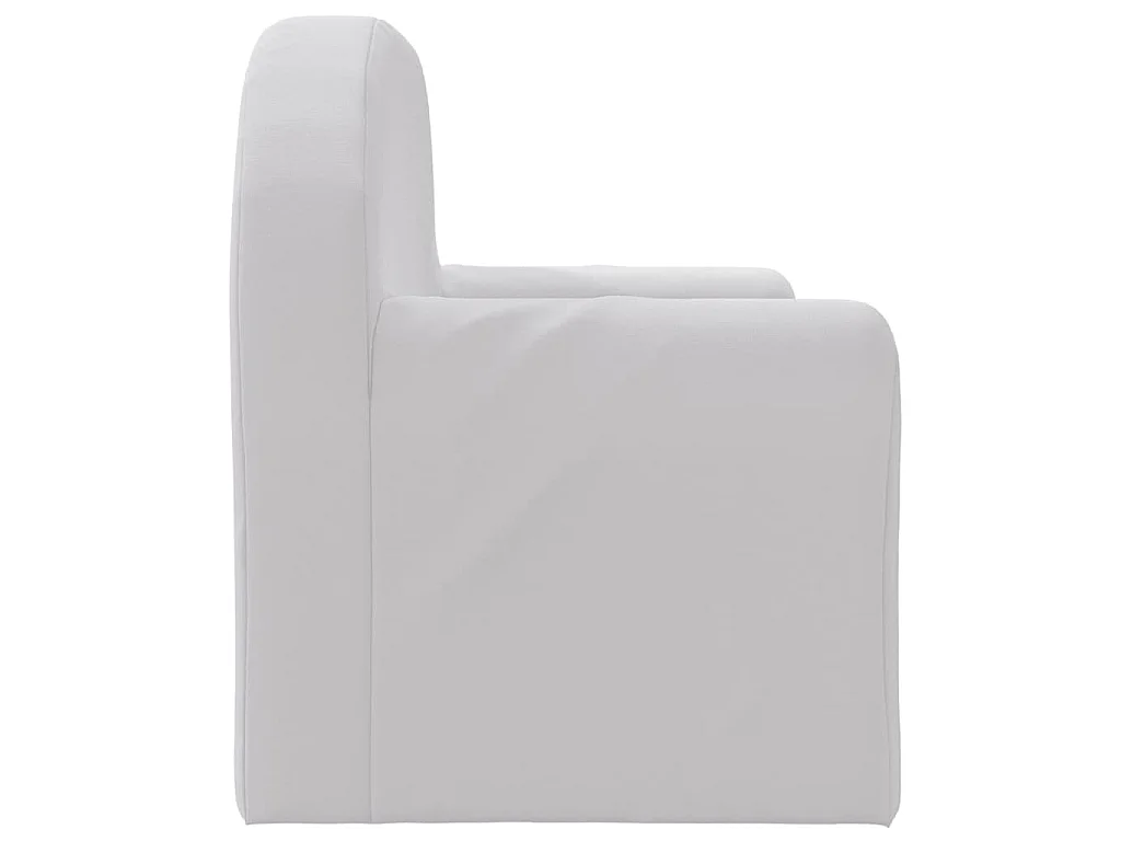 Chaise longue pliable pour enfants gris clair