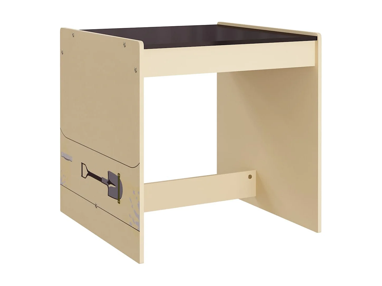 3-tlg. Kindertisch und Stuhl Set Geländewagen-Design MDF