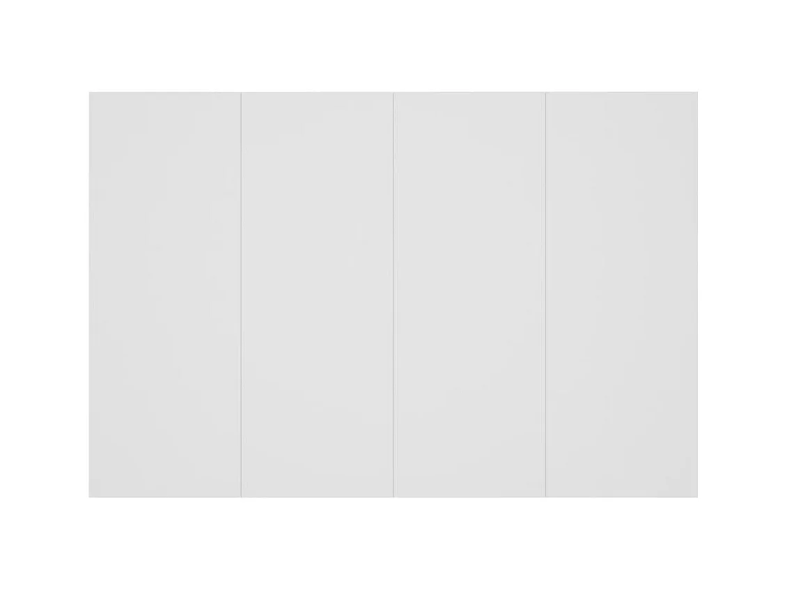 Kopfteil mit Nachttischen Weiß Holzwerkstoff