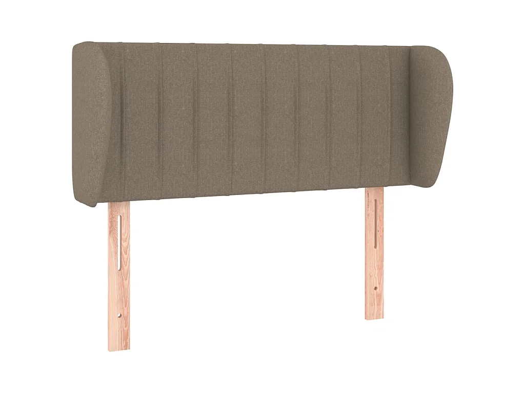 Testiera ad Orecchio Tortora 93x23x78/88 cm in Tessuto