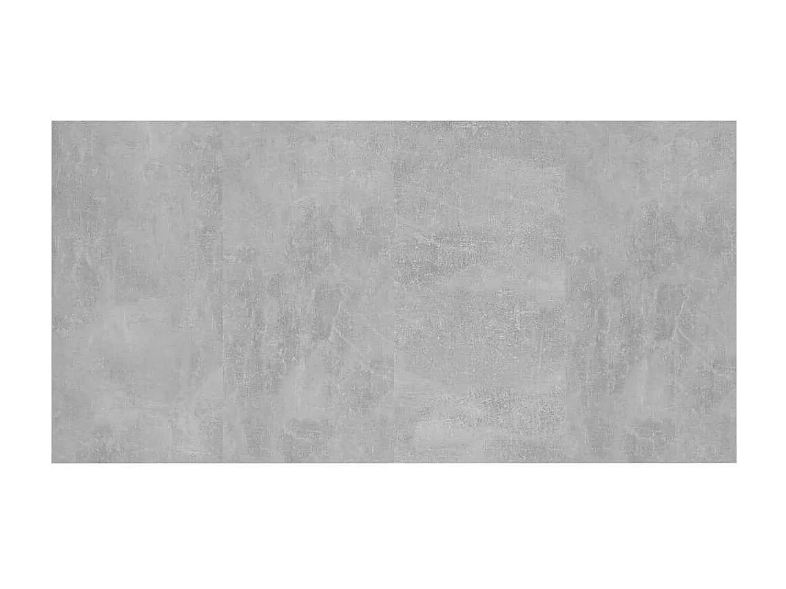 Hoofdbord met kastjes bewerkt hout betongrijs