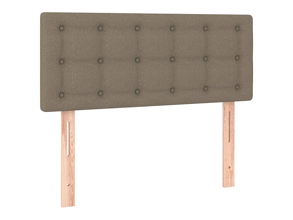 Hoofdbord LED 80x5x78/88 cm stof taupe