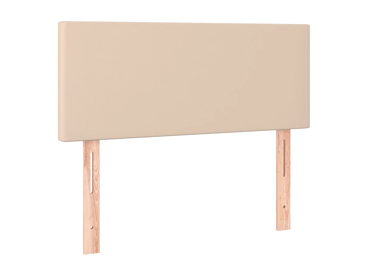 LED Kopfteil Cappuccino-Braun 90x5x78/88 cm Kunstleder