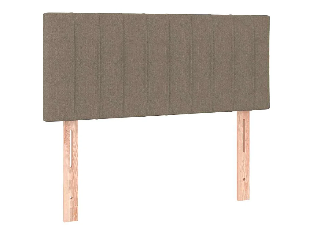 Testiera Tortora 100x5x78/88 cm in Tessuto