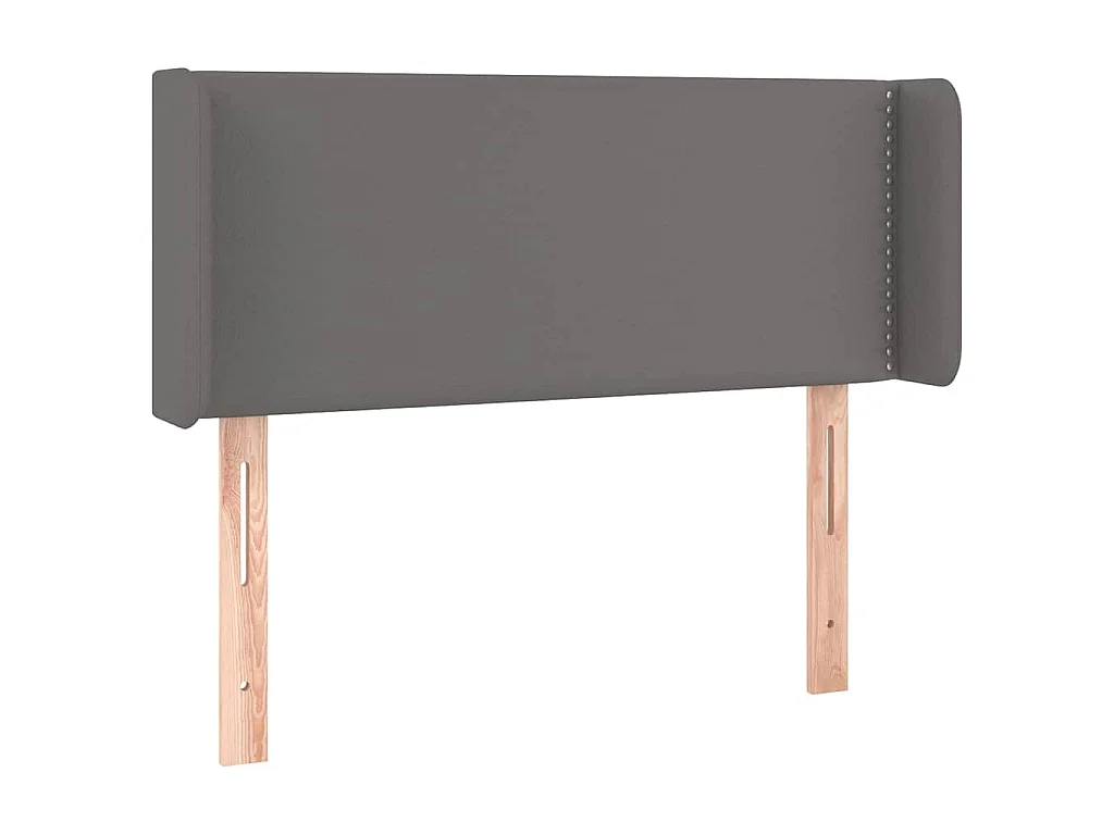 Hoofdbord LED 103x16x78/88 cm kunstleer grijs