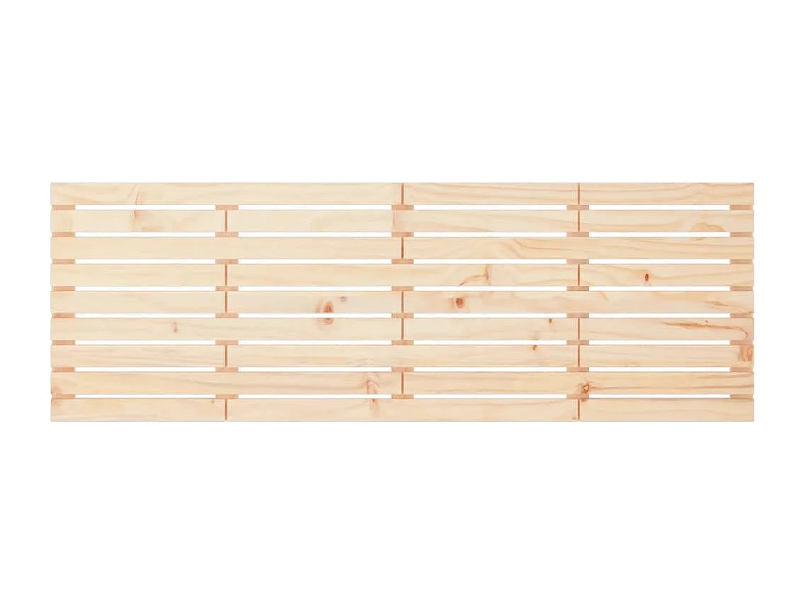 Tête de lit murale 186x3x63 cm Bois massif de pin