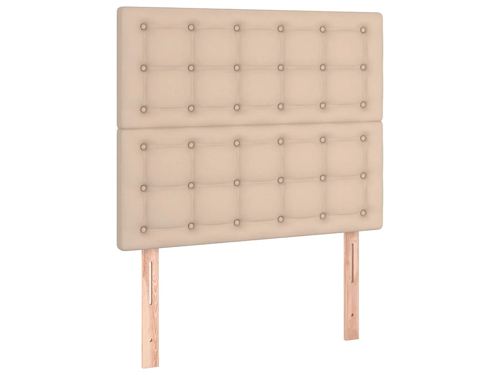 Tête de lit Cappuccino 80x5x118/128 cm Similicuir