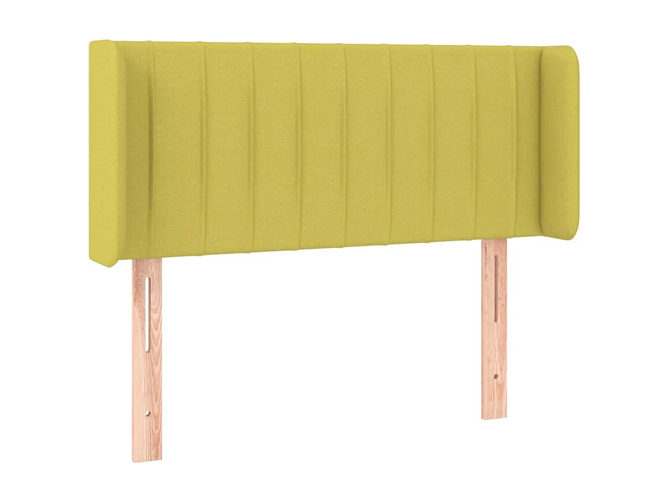 Cabeceira de cama c/ abas tecido 103x16x78/88 cm verde