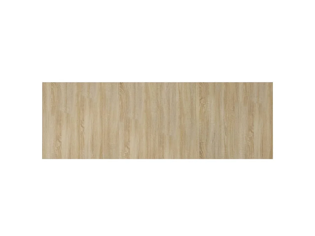 Cabecero de cama con mesitas madera contrachapada roble Sonoma