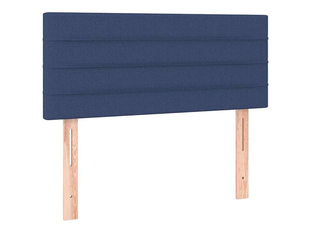 Tête de lit Bleu 90x5x78/88 cm Tissu