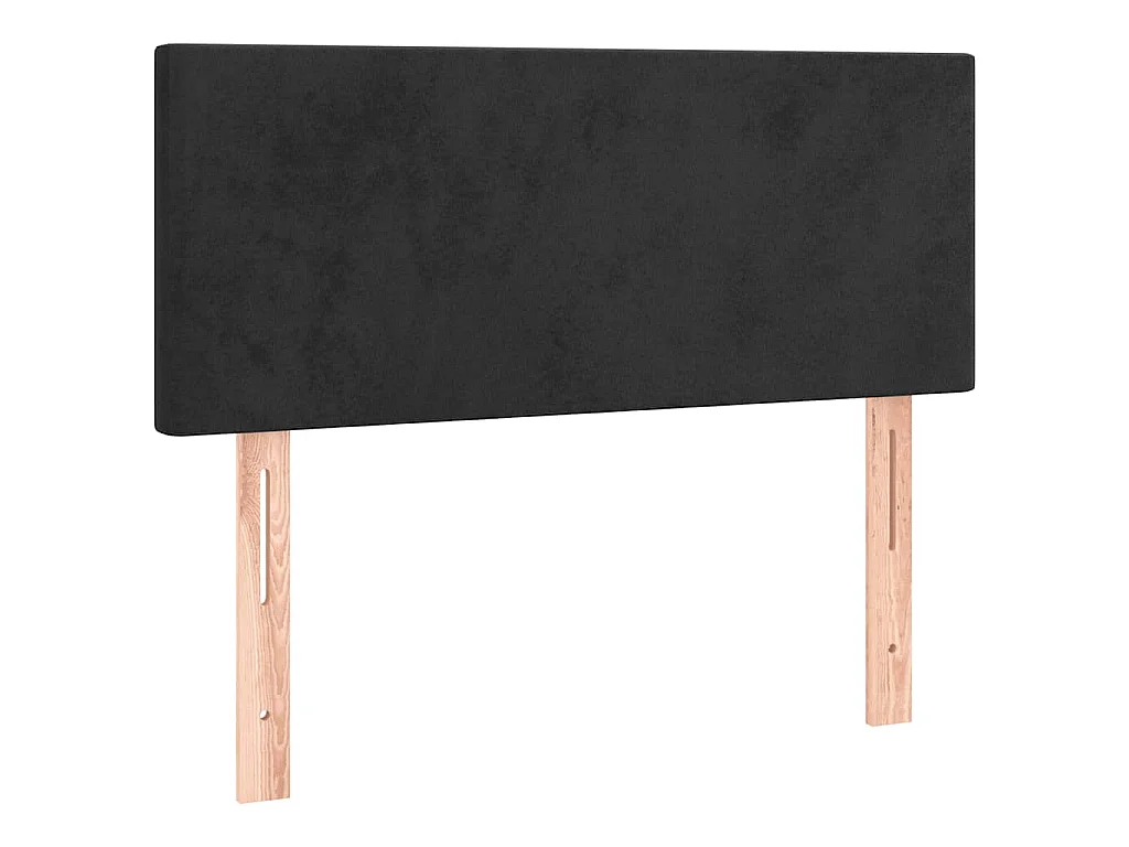 Tête de lit Noir 90x5x78/88 cm Velours
