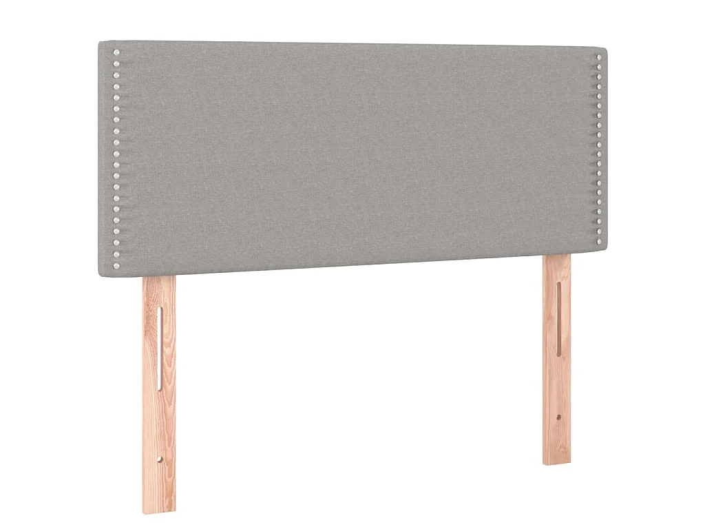 Tête de lit Gris clair 80x5x78/88 cm Tissu