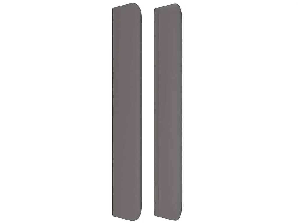 Testiera ad Orecchio Grigio 147x16x118/128cm in Similpelle