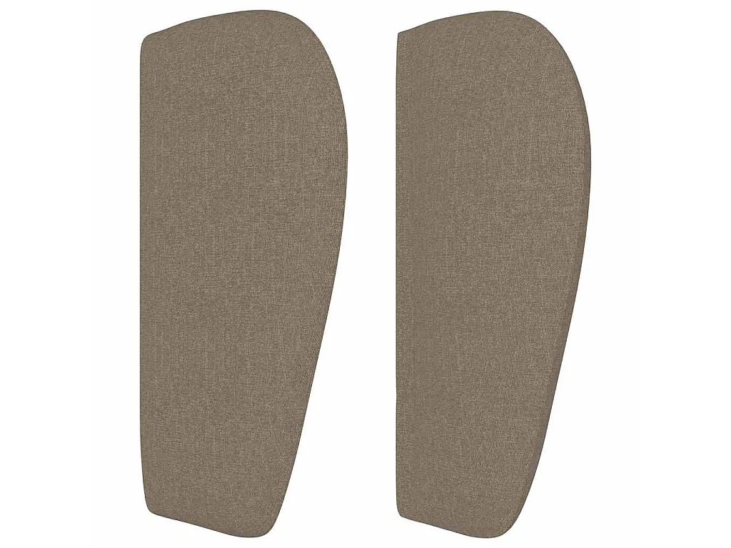 Testiera ad Orecchio Tortora 83 x 23 x 78/88 cm in Tessuto