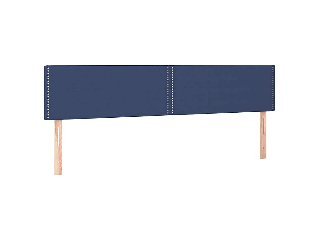 Têtes de lit Bleu 180x5x78/88 cm Tissu