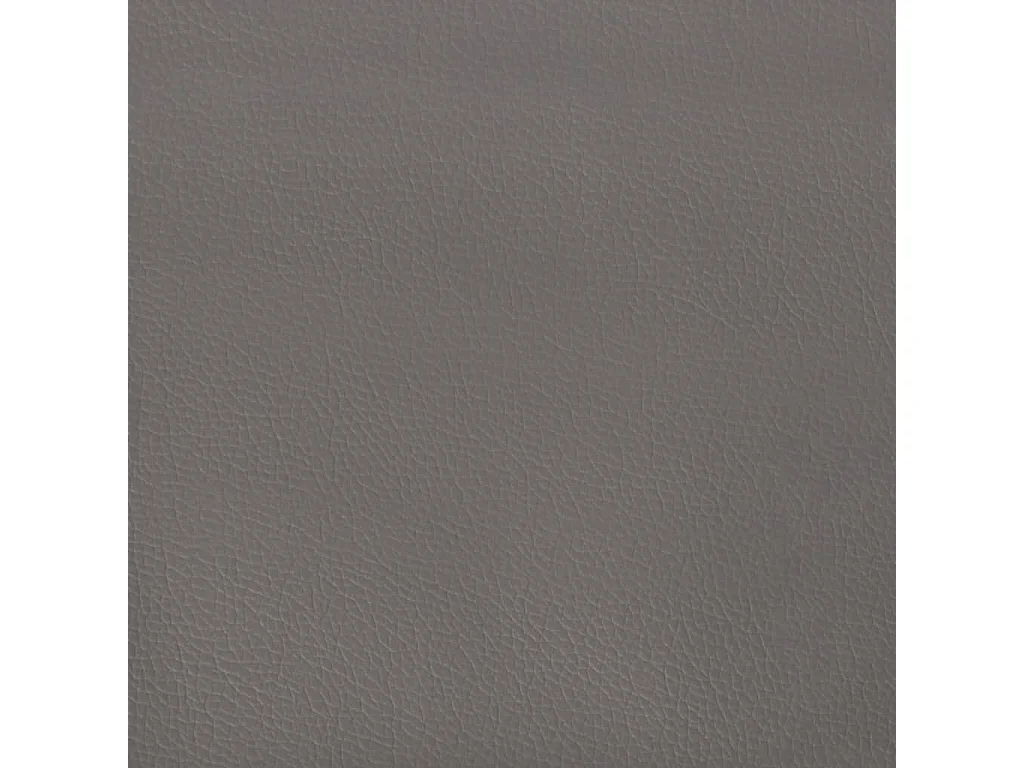 Cabecero con orejas cuero sintético gris 83x16x118/128cm