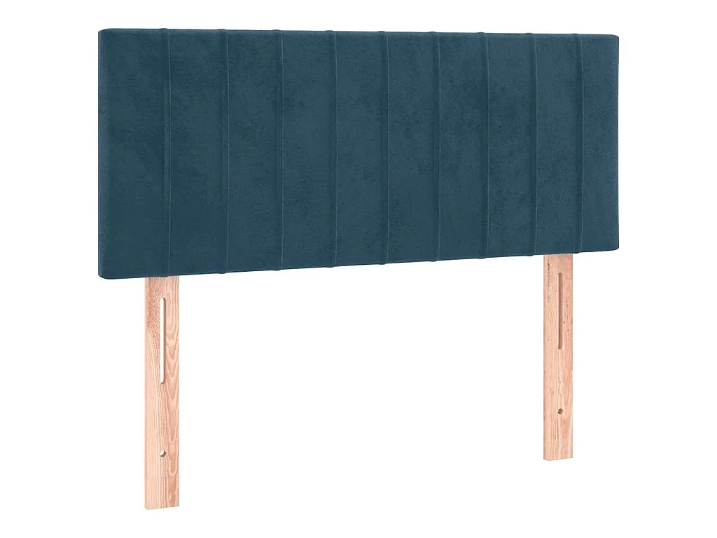 Kopfteil Dunkelblau 90x5x78/88 cm Samt