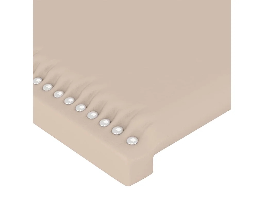 Testiera ad Orecchio Cappuccino 83x23x78/88 cm in Similpelle