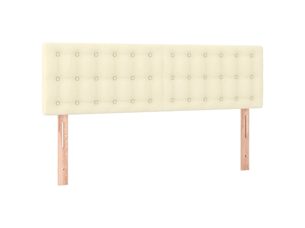 Têtes de lit Crème 144x5x78/88 cm Similicuir