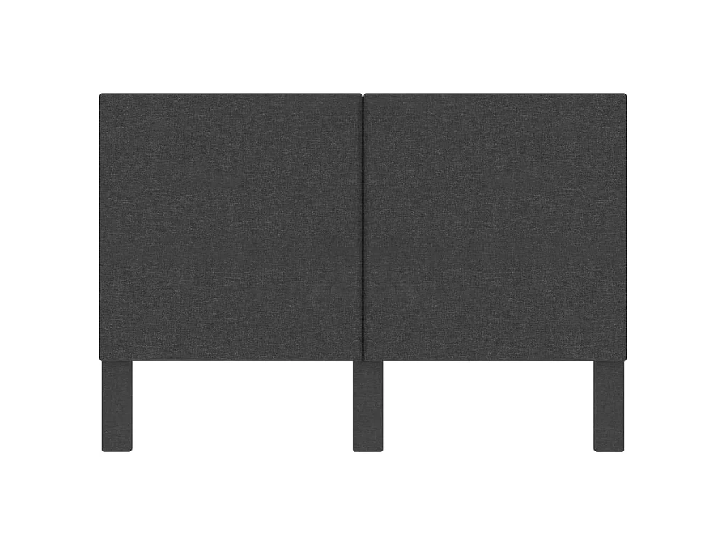 Testiera Letto Grigio Scuro in Tessuto 160x200 cm