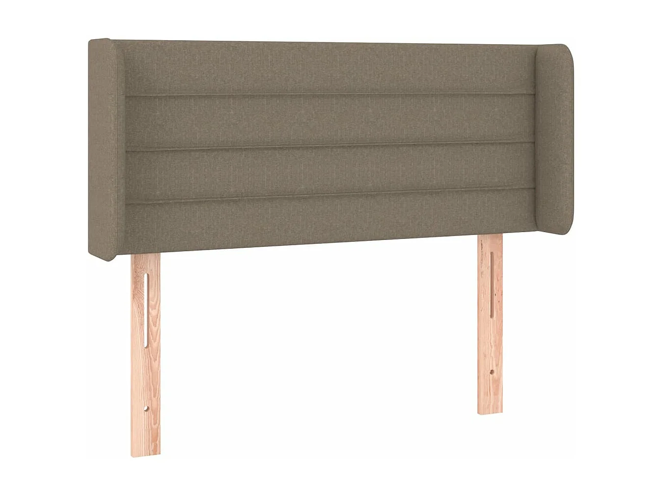 Tête de lit avec oreilles Taupe 83x16x78/88 cm Tissu