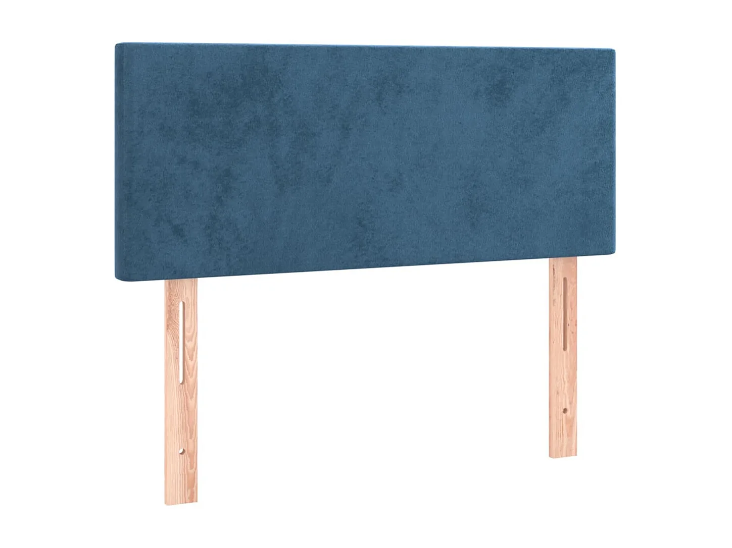 Hoofdbord LED 90x5x78/88 cm fluweel donkerblauw