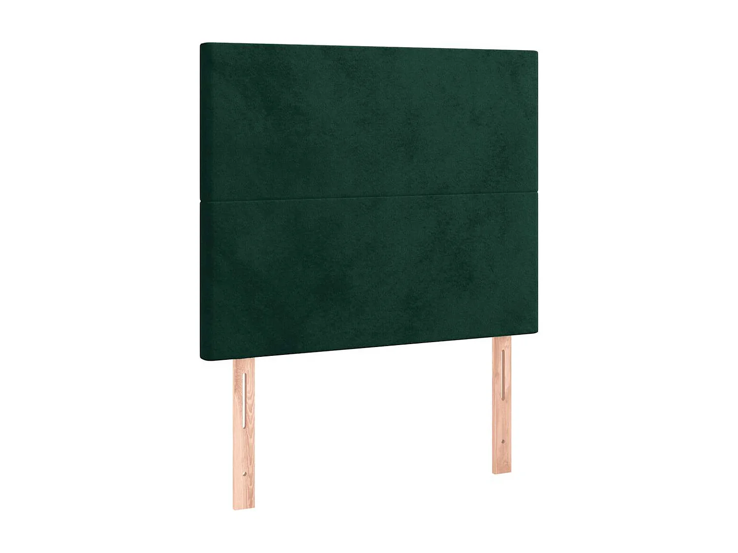 Tête de lit Vert foncé 100x5x118/128 cm Velours