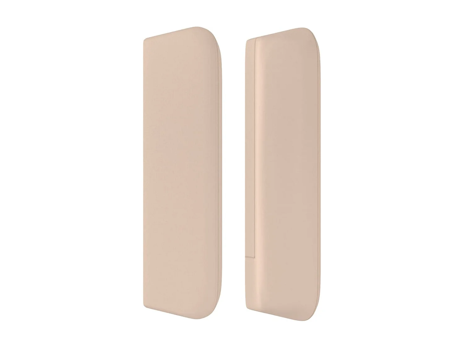 Tête de lit avec oreilles Cappuccino 147x16x78/88 cm Similicuir