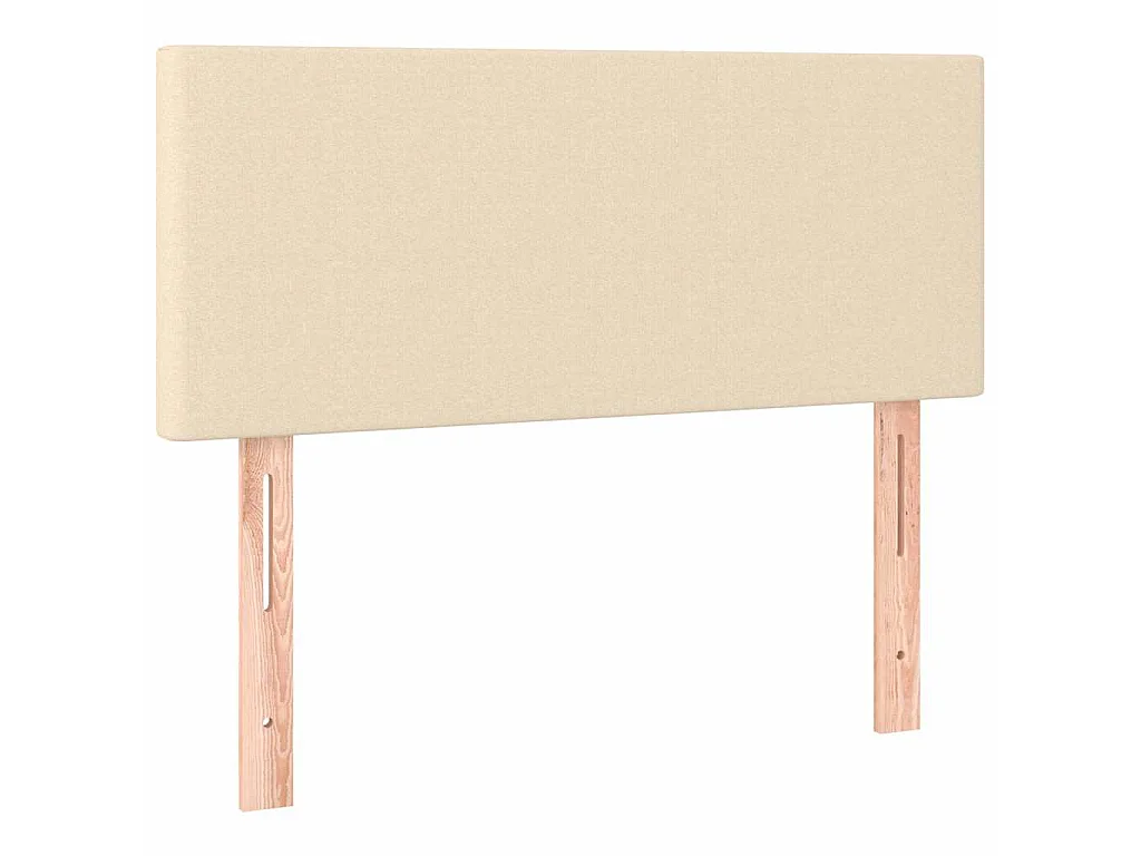 Tête de lit à LED Crème 80x5x78/88 cm Tissu