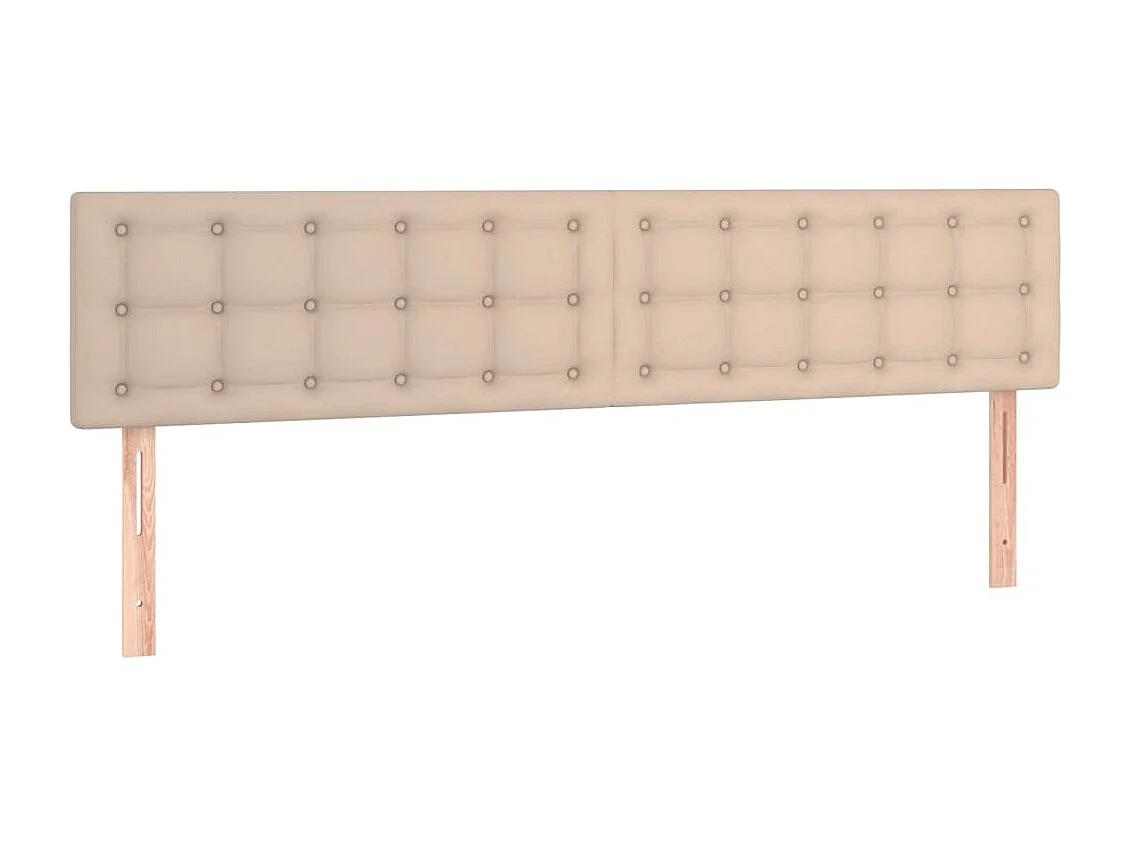 Tête de lit à LED Cappuccino 160x5x78/88 cm Similicuir