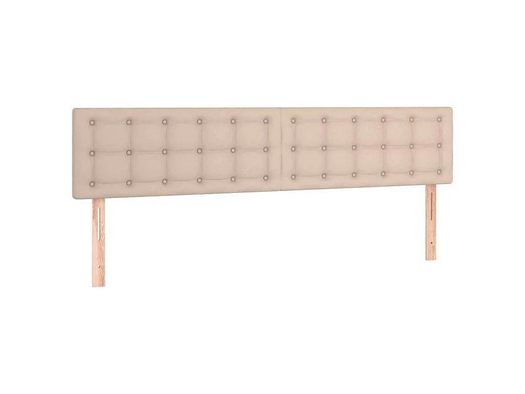Tête de lit à LED Cappuccino 160x5x78/88 cm Similicuir