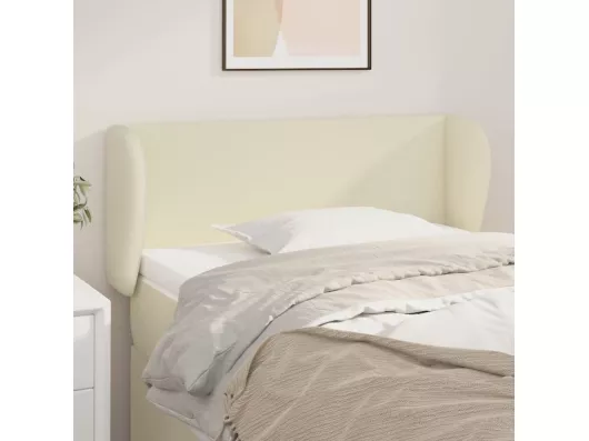 Kauf Unique Kopfteil mit Ohren Creme 103x23x78/88 cm Kunstleder