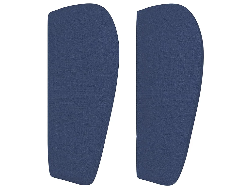 Testiera ad Orecchio Blu 103x23x78/88cm in Tessuto