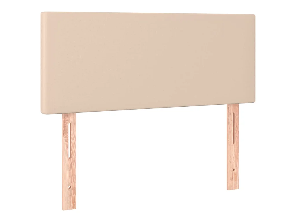 Hoofdbord 100x5x78/88 cm kunstleer cappuccinokleurig