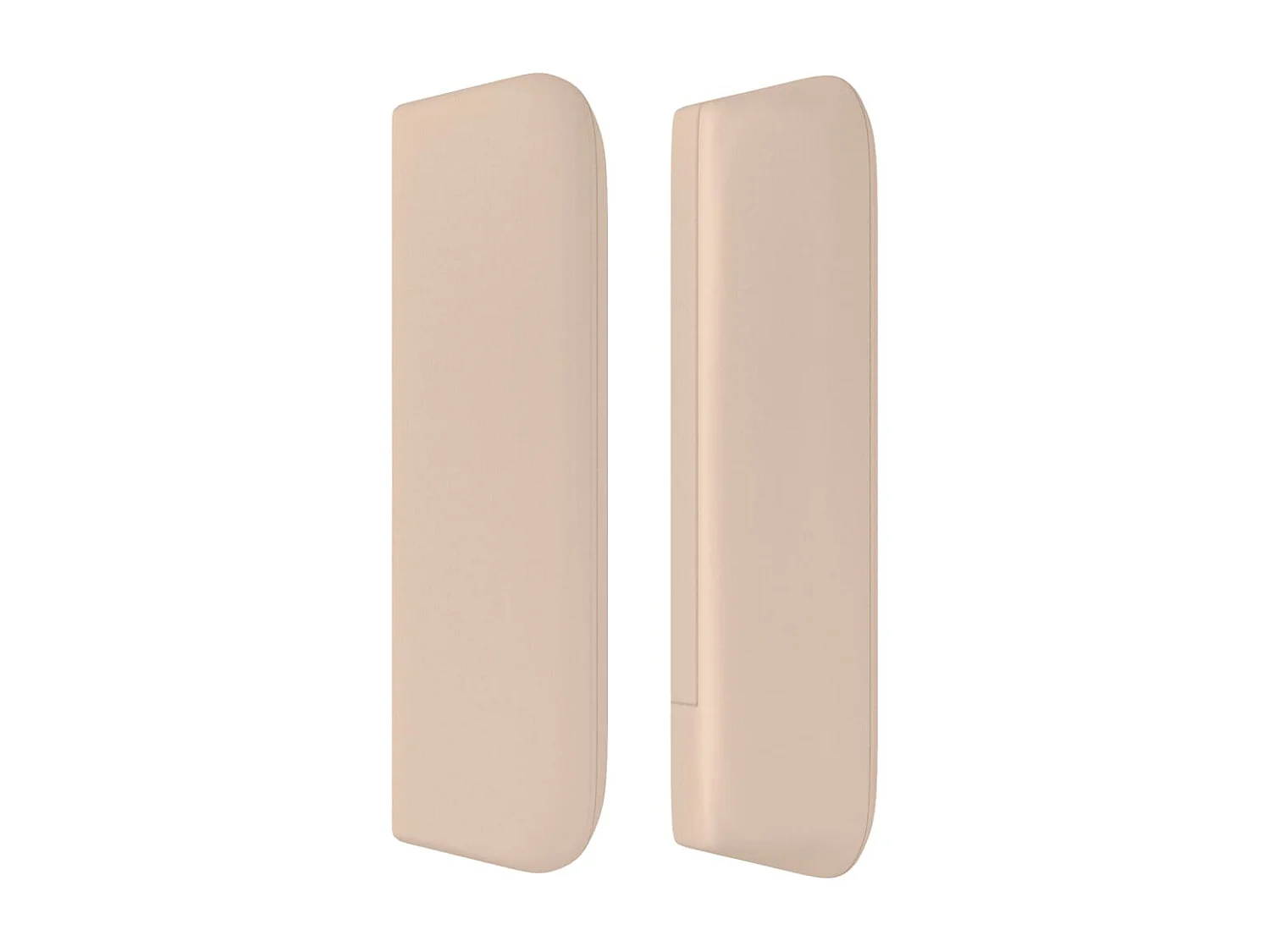 Kopfteil mit Ohren Cappuccino-Braun 147x16x78/88 cm Kunstleder