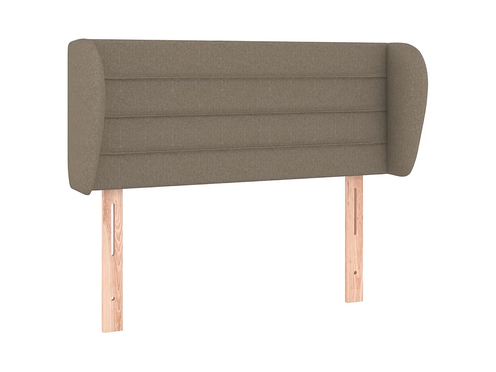 Testiera ad Orecchio Tortora 103x23x78/88 cm in Tessuto