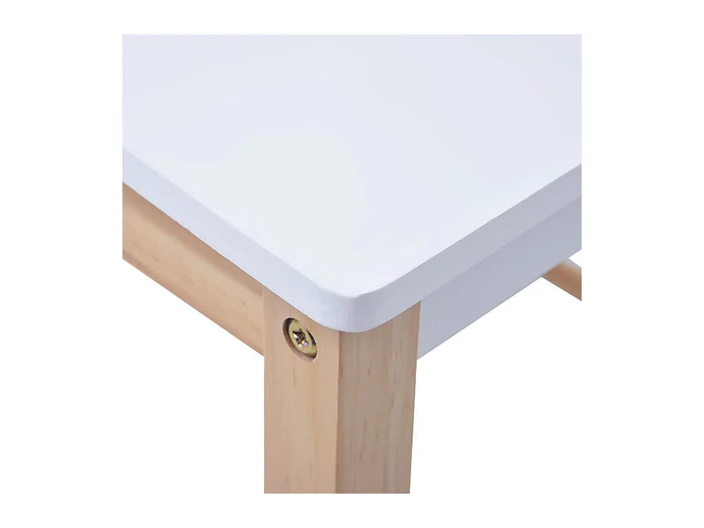 Mesa y sillas infantiles 3 pzas con pizarra negro y blanco