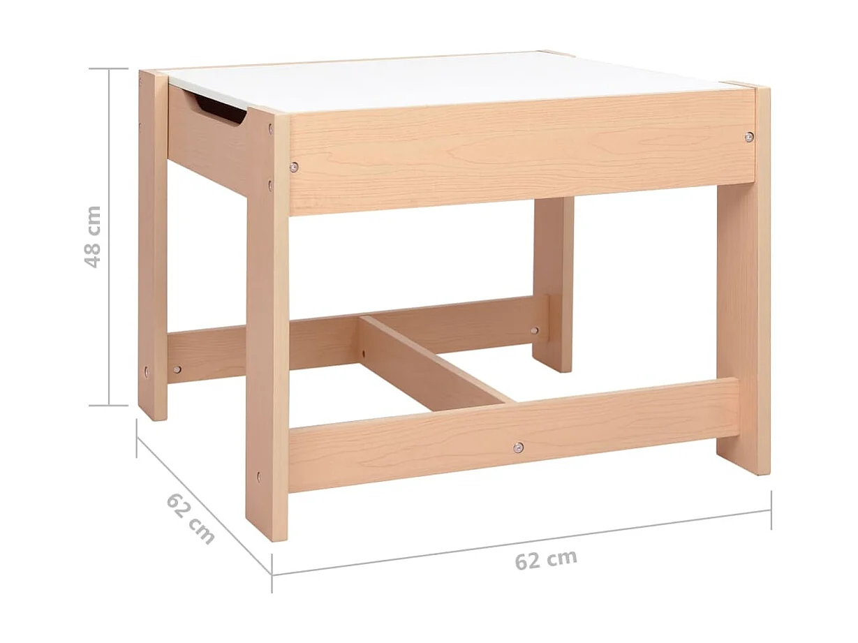 Mesa infantil con 2 sillas MDF