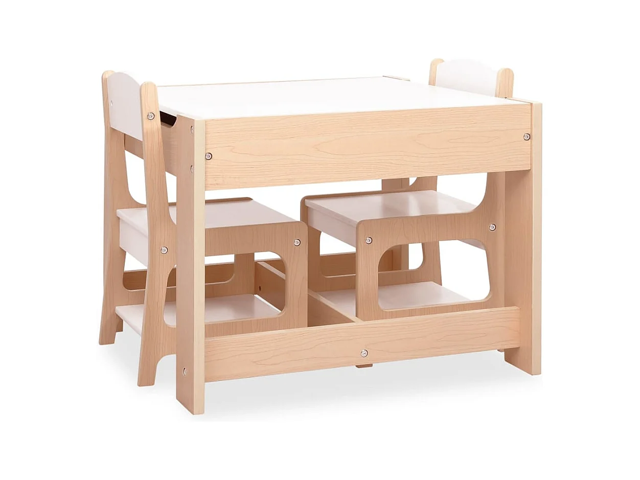 Mesa infantil con 2 sillas MDF