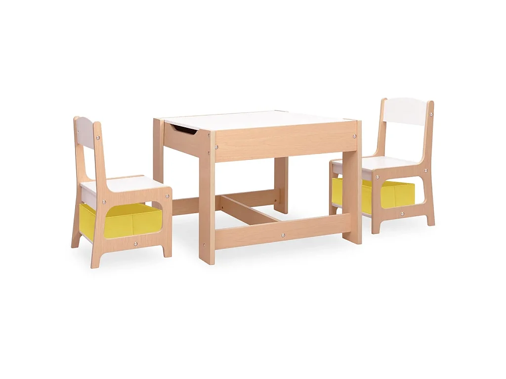 Table pour enfants avec 2 chaises MDF
