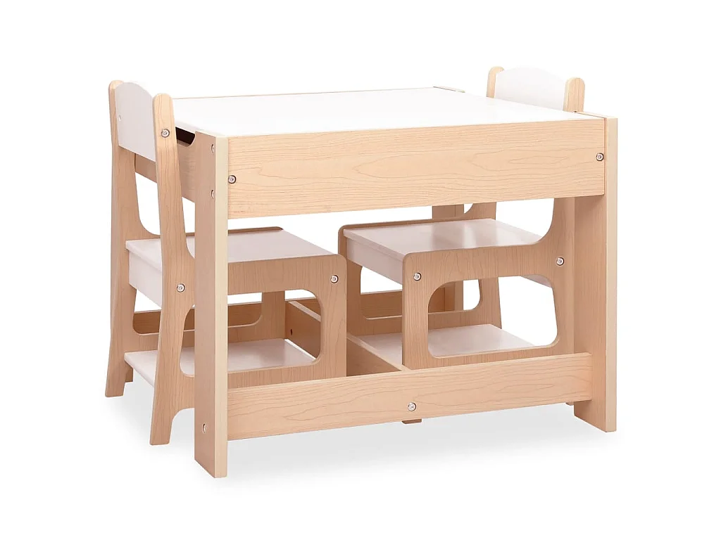 Table pour enfants avec 2 chaises MDF