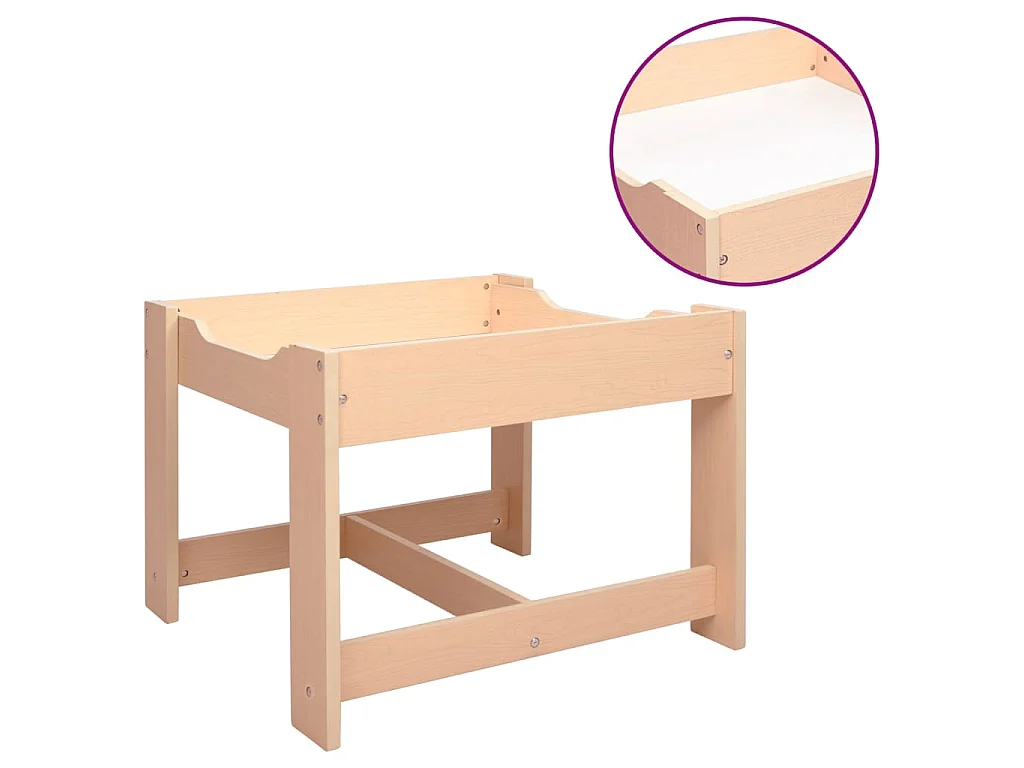 Table pour enfants avec 2 chaises MDF
