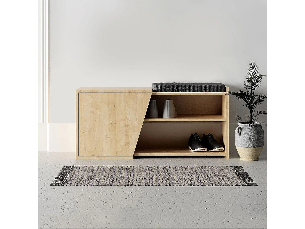 Schuhschrank 1 Tür L104 cm - Fiona