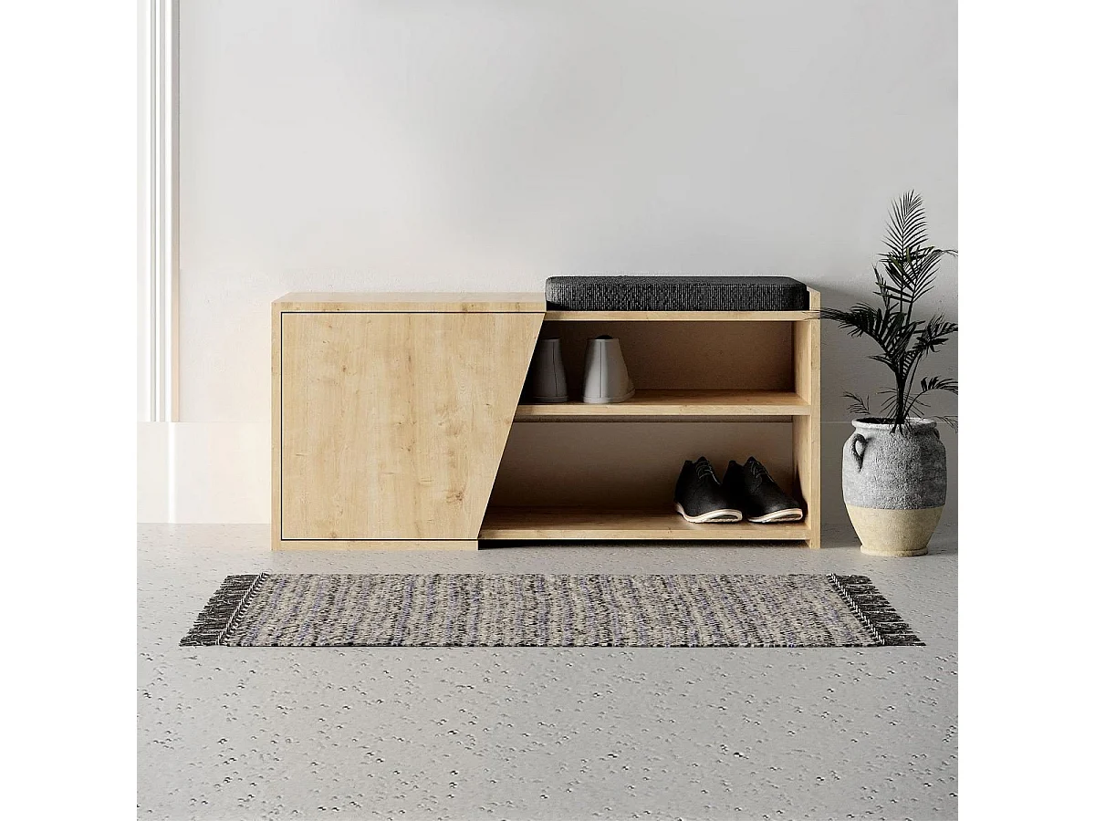 Schuhschrank 1 Tür L104 cm - Fiona