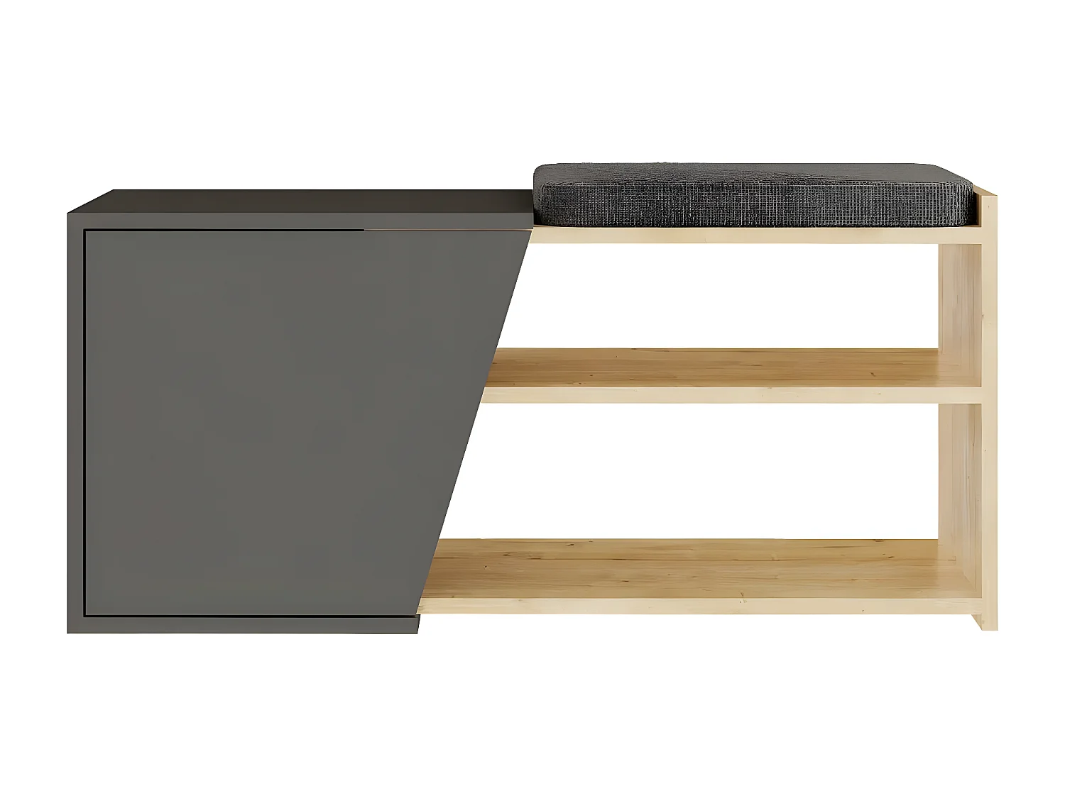 Banco de zapatos 1 puerta L104 cm - Fiona