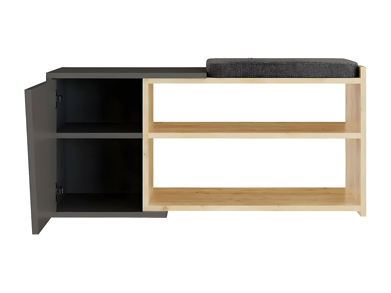 Banco de zapatos 1 puerta L104 cm - Fiona