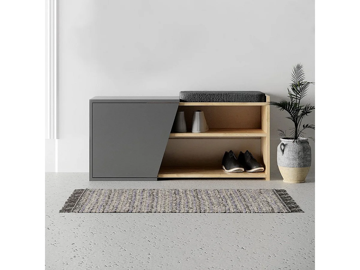 Schuhschrank 1 Tür L104 cm - Fiona